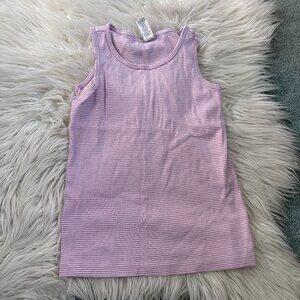 Tea Collection light purple striped tank size 6